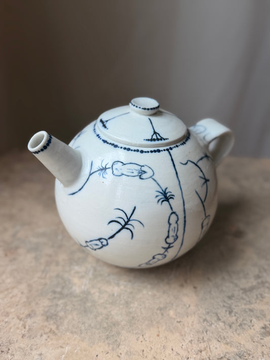 French Sprig Teapot