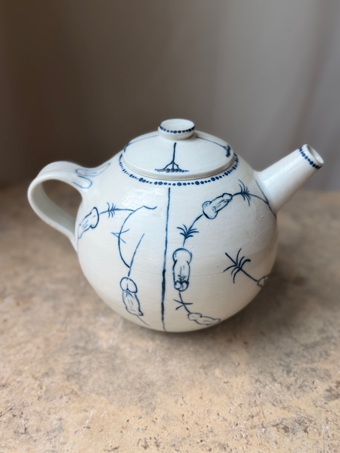French Sprig Teapot