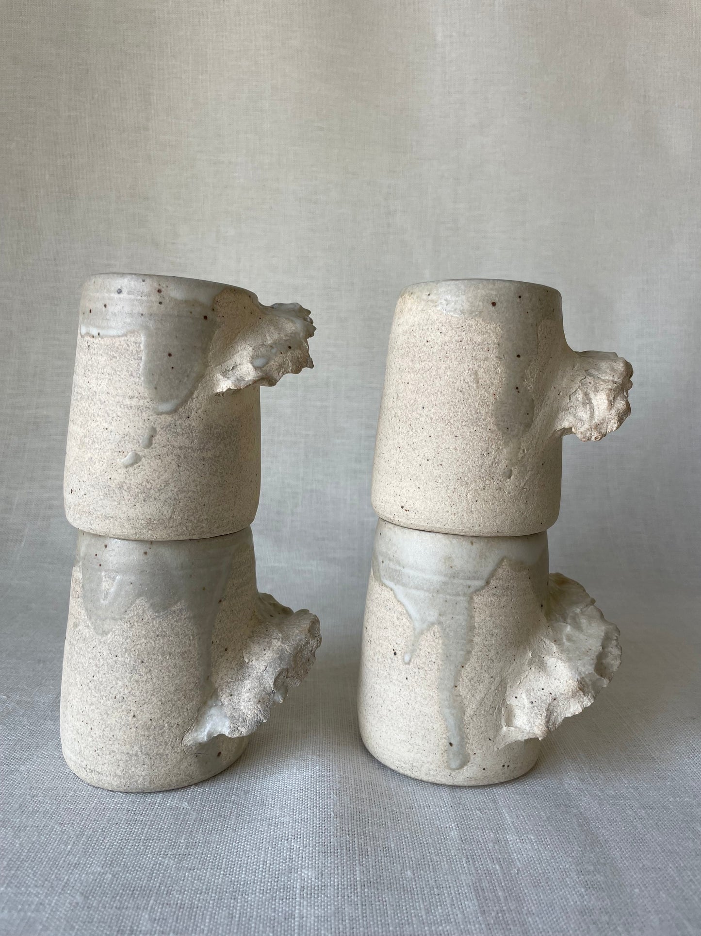 Winged Stone Ceramic Mugs